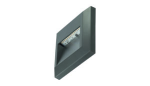 Timeguard IP65 1.1W Square LED Step Light Dark Grey