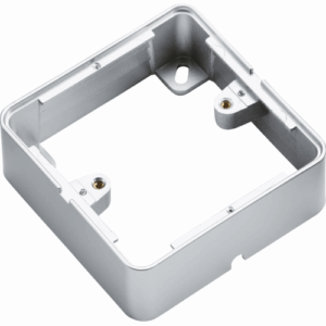 Knightsbridge 1G Surface Box - Grey