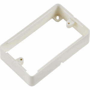 Knightsbridge 2G Surface Box - White