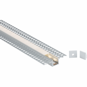 Knightsbridge 2M Aluminium Profile - Plaster-in Recessed
