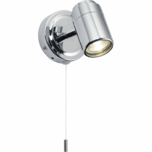 Knightsbridge IP44 GU10 Single Spotlight Chrome