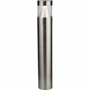 Bollards & Posts - Knightsbridge 230V IP65 15W IK07 Stainless Steel LED Bollard 950mm - 3000K (CBL15SS)