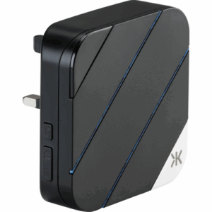 Door Chimes - Knightsbridge Wireless Plug in Receiver - black (DCRB)