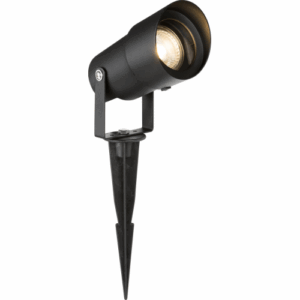 ML Accessories - Knightsbridge 230V IP65 GU10 Spike Light Black (GUSPIKER)