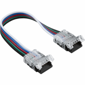 Knightsbridge 12V / 24V LED Flex Strip to Strip 150mm Connector - RGBW