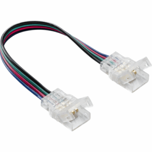 Knightsbridge 12V / 24V IP65 LED Flex Strip to Strip 150mm Connector - CCT / RGB