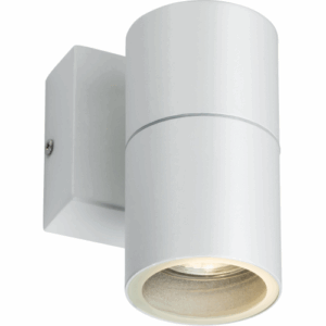 ML Accessories - Knightsbridge 230V IP54 GU10 Fixed Single Wall Light - White (OWALL1W)