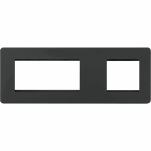 Knightsbridge 6G Modular Faceplate (2G + 4G) - Anthracite