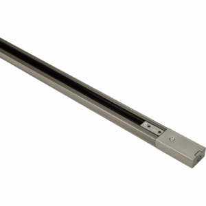 Knightsbridge Single Circuit - Knightsbridge 230V 10A Single Circuit Track Satin Nickel 2 mtr (TRK2MAS)