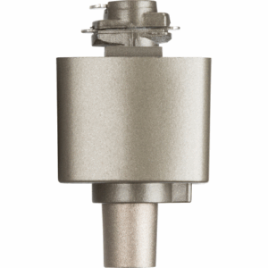 Knightsbridge Single Circuit - Knightsbridge 230V Track Adaptor Satin Nickel (TRKAD1S)