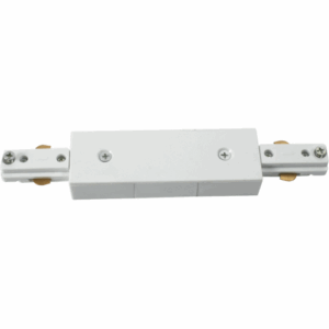 Knightsbridge Single Circuit - Knightsbridge 230V Track Connector - White (TRKC1W)