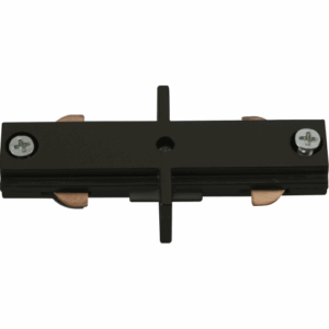 Knightsbridge Single Circuit - Knightsbridge 230V Track In-line Connector - Black (TRKLC1BK)