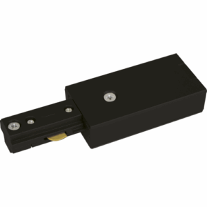 Knightsbridge Single Circuit - Knightsbridge 230V Single Circuit Track Power Feed - Black (TRKPF1BK)