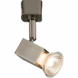 Knightsbridge Single Circuit - Knightsbridge 230V GU10 Track Spotlight - Brushed Chrome (TRKSP1ABC)