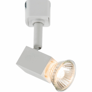 Knightsbridge Single Circuit - Knightsbridge 230V GU10 Track Spotlight - White (TRKSP1AW)