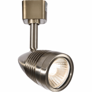Knightsbridge Single Circuit - Knightsbridge 230V GU10 Track Spotlight - Brushed Chrome (TRKSP4ABC)