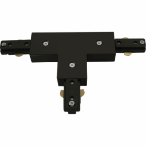Knightsbridge Single Circuit - Knightsbridge 230V Track T-connector - Black (TRKT1BK)