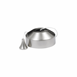 ML Accessories - Knightsbridge 10AX 2-way Pull Cord Switch - Brushed Chrome (8300BC)