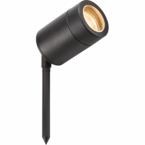 ML Accessories - Knightsbridge 230V IP65 GU10 Spike Light Black (GU10SPIKEBK)