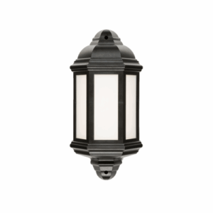 Lanterns - Knightsbridge 230V IP54 LED Half Wall Lantern (LANT3)