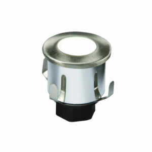 Ground & Drive Over - Knightsbridge 230V IP65 0.6W LED White Mini Ground Light comes with Three Interchangeable Heads (LEDM06W)