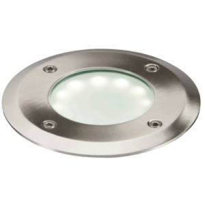 Ground & Drive Over - Knightsbridge 230V IP65 1.7W LED White Ground / Deck Light - 4000K (LEDM08W1)