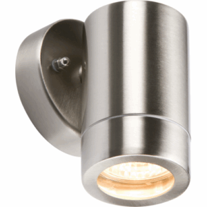 ML Accessories - Knightsbridge 230V IP65 Lightweight Stainless Steel Fixed GU10 35W Fitting (WALL1L)