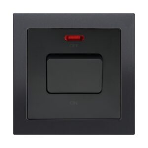 Retrotouch Aura 20A Switch with Neon?- Matt Black