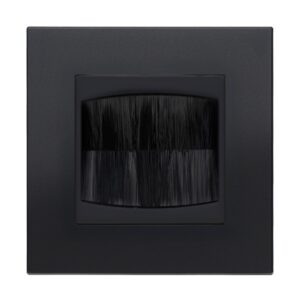 Retrotouch Aura Brush Plate Single - Matt Black