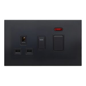 Retrotouch Aura Cooker Switch and Socket?- Matt Black