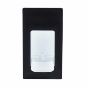 Black faceplate for Proofvision Single Toothbrush Charger