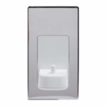 Proofvision TBCharge - Polished Steel faceplate for Proofvision Single Toothbrush Charger (PV10-PS-FR)