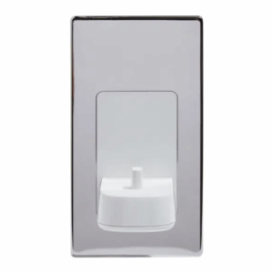 Polished Steel faceplate for Proofvision Single Toothbrush Charger