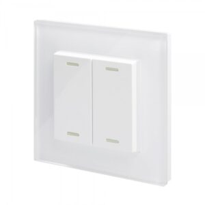 Retrotouch Friends of Hue Smart Switch - White Plain Glass (02802)