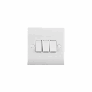 Saxby Electrical Curved Edge 10ax 3g 2-way Switch