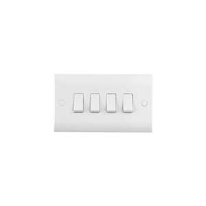 Saxby Electrical Curved Edge 10ax 4g 2-way Switch