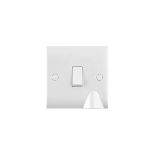 Saxby Electrical Curved Edge 20a 1g Dp Switch With Flex Outlet