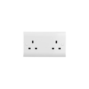Saxby Electrical Curved Edge 13a 2g Sp Unswitched Socket (CE432)