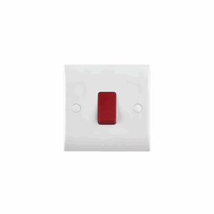 Saxby Electrical Curved Edge 45a 1g Dp Switch (CE552)