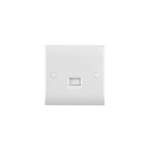 Saxby Electrical Curved Edge Telephone Master Socket (CE783)