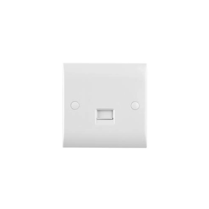 Saxby Electrical Curved Edge Telephone Secondary Socket (CE785)