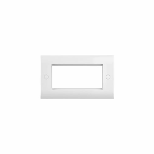 Saxby Electrical Curved Edge 4g Modular Faceplate (4 Modules) (CEMFP4)