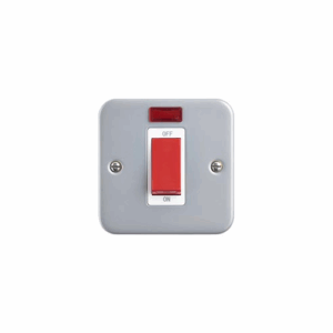 Saxby Electrical Metal Clad 45a 1g Dp Switch With Neon (MC553)