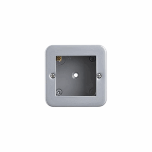 Saxby Electrical Metal Clad 2g Modular Faceplate (2 Modules) (MCMFP2)