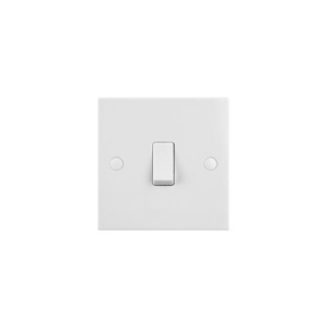 Saxby Electrical Square Edge 10ax 1g 1-way Switch (SE100)