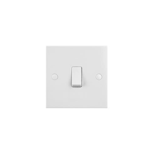 Saxby Electrical Square Edge 10ax 1g 2-way Switch (SE101)