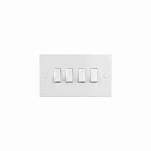 Saxby Electrical Square Edge 10ax 4g 2-way Switch (SE104)