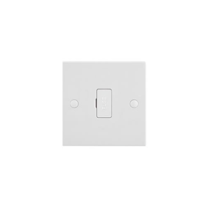 Saxby Electrical Square Edge 13a Unswitched Fused Spur Unit (SE324)