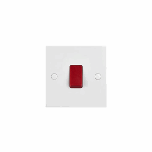Saxby Electrical Square Edge 45a 1g Dp Switch (SE552)