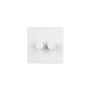 Saxby Electrical Square Edge 2g Led Dimmer 5-100w (SE662)